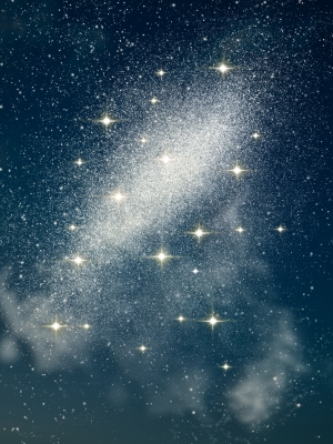 Stars in the night sky Image