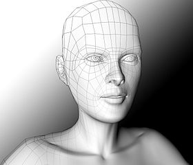3D Modelled face image