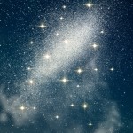 Stars in the night sky Image